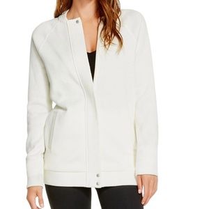 FABLETICS Williams II Full Zip Cream Athleisure Jacket Sz XXL